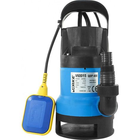 Pompe submersible vide cave Eaux propre Sales 400 W avec flotteur (1/4)