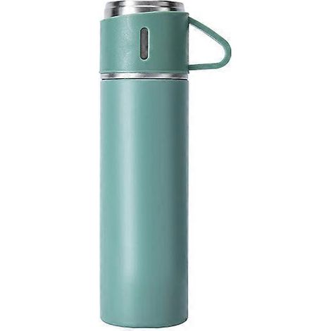 Thermo 500ml (16,9oz) Edelstahl-Isolierflasche mit integriertem Becher für Kaffee sowie heiße und kalte Getränke