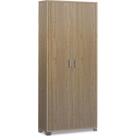 Armadio Multiuso 2 Ante 83x190x29 cm Noce Stelvio (1/3)