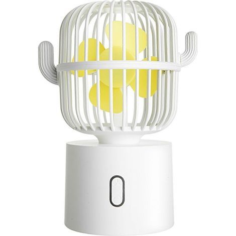 Desk fan, powerful mini fan, small portable personal fan, 3 speeds, USB, for children, girls, women, men, home, office, outdoors - AquaForge (1/5)