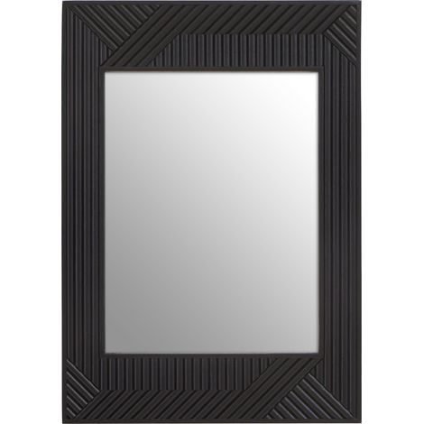 Premier Housewares Jakara Black Finish Floor Standing Mirror (1/5)