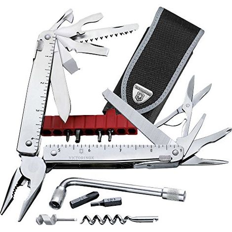 Victorinox SwissTool CS Plus attrezzo multifunzione grigio (1/4)