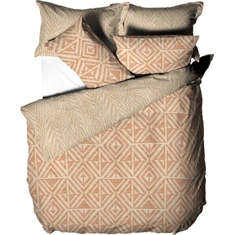 Housse de Couette, Coton, Polyester, Terre Cuite (1/5)