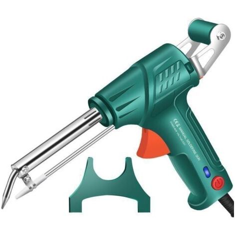 (Vert et Noir)Pistolet à souder électrique manuel haute puissance - Alimentation automatique étain Compact et portable, Vert (1/4)