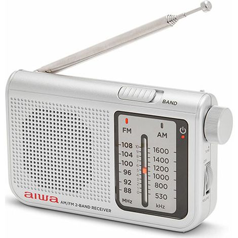 Radio portátil aiwa rs-55sl/ plata (1/5)