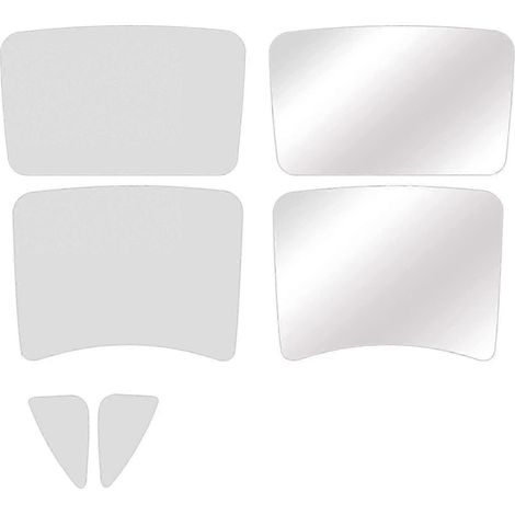 Pare-soleil avant et arrière pour toit vitré, protection UV, pare-soleil pour vitres latérales de voiture, lot de 6 (2021) (1/5)
