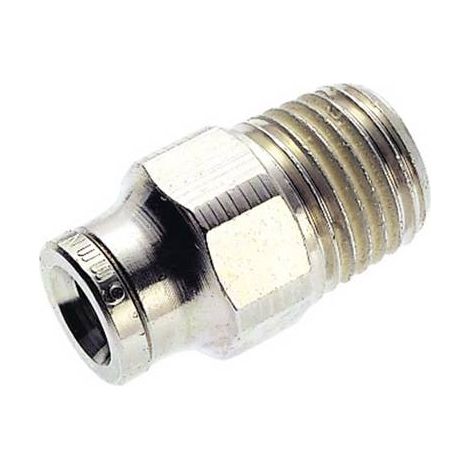 IMI NORGREN Raccord droit 101250828 Filetage extérieur: R1/4 Ø de tuyau: 8 mm 1 pc(s) (1/2)