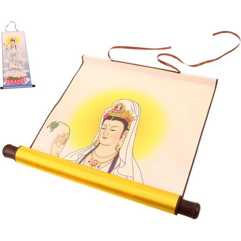 HOMSFOU Peinture décorative Arts Statue de Bouddha Art religieux (1/5)