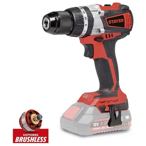STAYER PBL 20 BRUSHLESS serie L20 Trapano a Batteria  5 Ah (1/4)