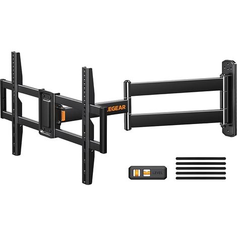 Extra Long Range 822mm TV Wall Mount for 37-75 Inch LED/LCD/OLED and Curved Screens, Swivel Tilt and Rotatable TV Wall Mount, Max VESA 600x400mm Max Capacity 45kg (1/5)