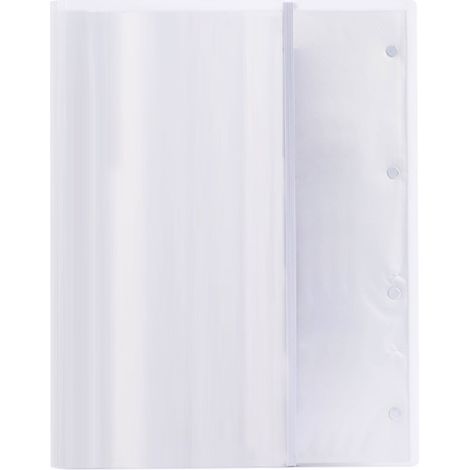 Classeur A4 - Pochette Transparente Avec Rabat - Pour Documents Bureau Études Réunions - 1 Pièce (1/5)