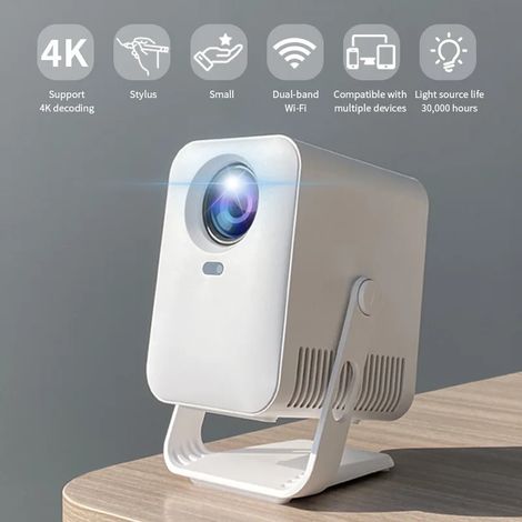 Projecteur avec écran tactile intégré à panoramique et inclinaison (1/5)