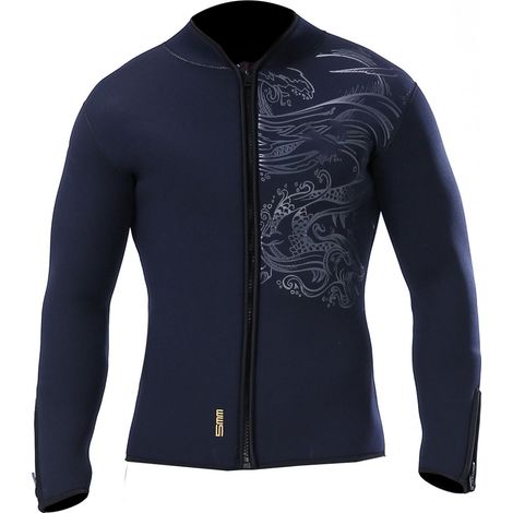 Veste néoprène doublée polaire SLINX, combinaison plongée sous-marine, surf, natation, XXL (1/5)