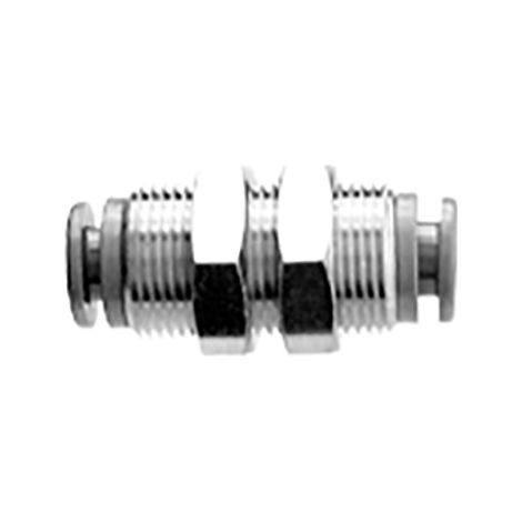 Raccord union de cloison SMC KR vers 8 mm 8 mm ( Prix pour Sachet de 10 )