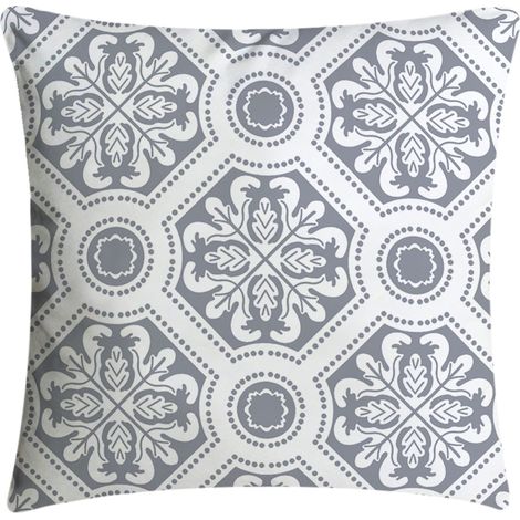 Housse De Coussin Carrée Gris Argent - 45x45cm - Pour Salon Et Chambre - Lot De 1 (1/5)