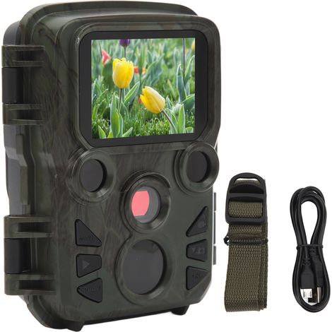 Filiyano-Caméra de chasse Wilderness Camera 1080P FHD avec détection infrarouge et écran couleur de 2 pouces, idéale pour le camping et la chasse en (1/5)