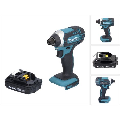 Makita DTD 152 Y1 18 V 165 Nm 1/4'' avvitatore a impulsi a batteria + 1 batteria da 1,5 Ah - senza caricabatterie (1/5)