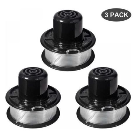 Accessoires pour tondeuse à gazon RS-136-BKP/682378-02 Bobine de rechange pour tête de coupe-herbe et enrouleur de corde de coupe-herbe (1/5)