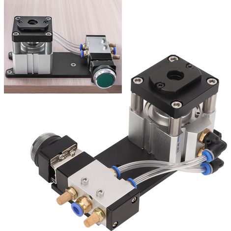 Outil de perçage pneumatique 3 en 1 pour le placage de chants de 15 mm, outil de perçage pneumatique, outil de perçage CNC en alliage d'aluminium, outil de travail du bois pour le placage de chants et (1/5)