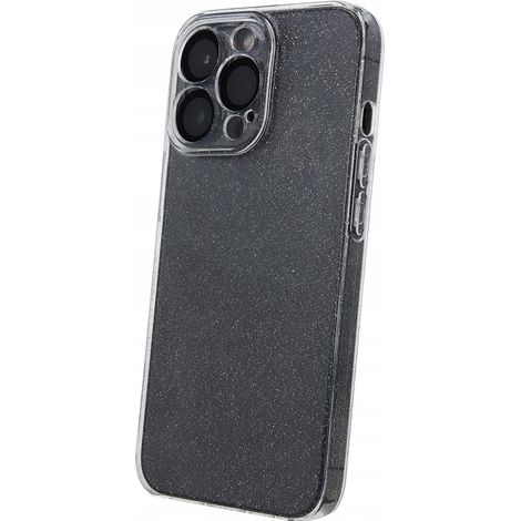 Custodia in silicone SHINE GLITTER per iPhone 14 Pro+ in vetro (1/5)