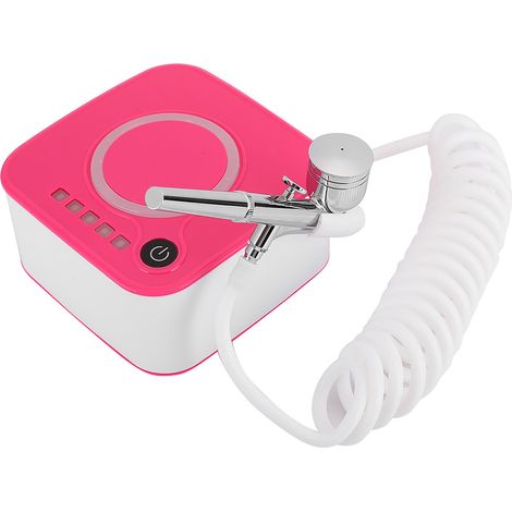 Pistolet Aérographe Maquillage Hydratant Visage Brumisateur Portable Rose 110-240V Prise UE Kit Spray Oxygène (1/5)