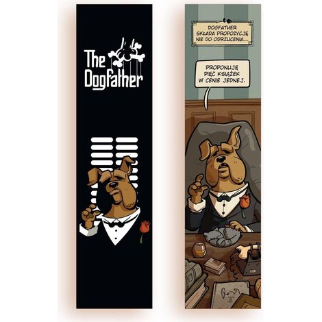 Marcapáginas de cartón - Dogfather