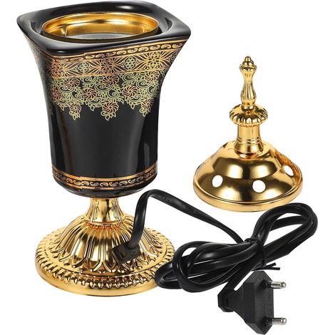Brûleur D’Parfum Électrique en Céramique Noir pour Table (1/5)