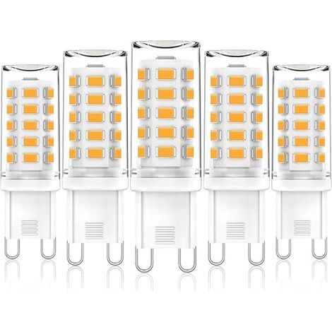 Ampoules LED G9 3 W, blanc chaud 3000 K, remplace les ampoules halogènes de 28 à 40 W (1/5)