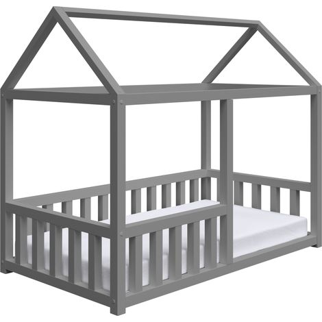 Selsey Vistena - Lit enfant - 75x160 cm - Gris (1/5)