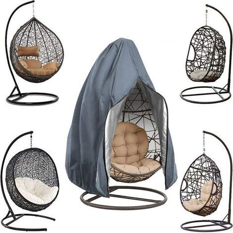 Housse de chaise suspendue, housse de chaise suspendue, housse de protection pour chaise à œufs, housse de protection imperméable p (1/2)