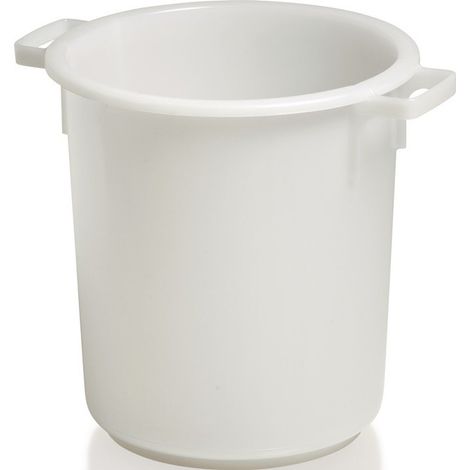 Envase de plástico de unos 40l HD-PE natural D420xH445mm con asa exterior CRAEMER