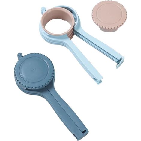 6 Stück Lebensmittelbeutelclips mit Ausgießer, Verschließclips für Lebensmittelbeutel, Beutelverschließer, Ausgießer für Beutel mit Snacks, Lebensmitteln, Nüssen, Kaffee (1/5)