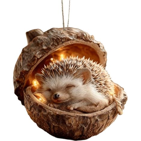 Pendentif Acrylique Animaux Forêt - 10 cm - Décoration Arbre Noël Fêtes - Lot de 1 (1/5)