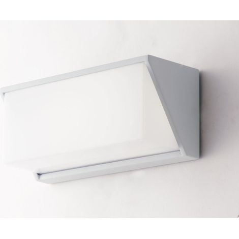 "Applique da esterno LED LUXON angolare in alluminio bianco 12W 4000K" (1/2)