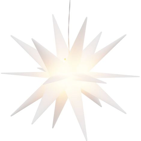 vidaXL Luce di Natale con LED Pieghevole Bianca 43 cm (1/5)