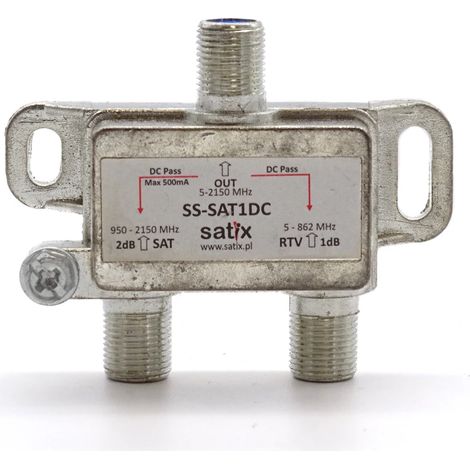 RTV-SAT X1 Zamel SS-SAT1 Combinatore DC interno (1/4)