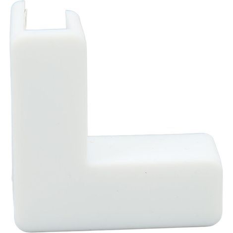 20 Protections d'angle en L pour meubles, sécurité enfant, coins de table renforcés, blanc - lot de 20 pièces