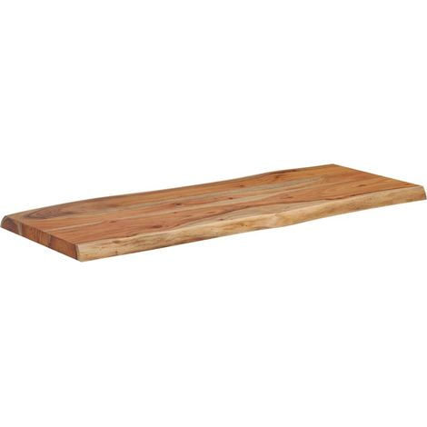 Dessus de table Dessus de bureau Plateau de table 100x40x2,5 cm rectangulaire bois massif acacia (1/5)