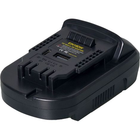 Adaptateur de batterie MT20DL, compatible avec les batteries au lithium Makita 18v, peut être converti en batteries au lithium Dewalt 18v-20v, compatible avec les outils électriques sans fil Dewalt 18 (1/2)