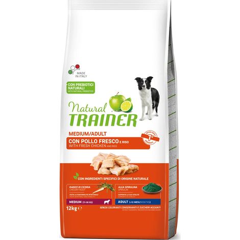 Natural Trainer Canine Adult Medium Pollo 12kg
