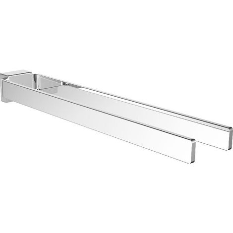 Toallero emco cue cromado, 2 brazos, rígido, 431 mm, 325000143 (1/5)