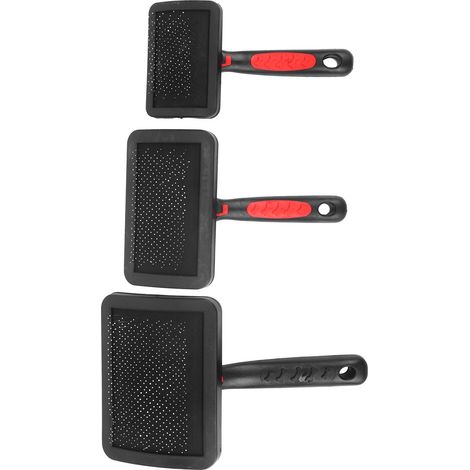 Ensemble de 3 brosses de toilettage portables pour chats et chiens, comprenant un peigne de massage et des accessoires. (1/5)