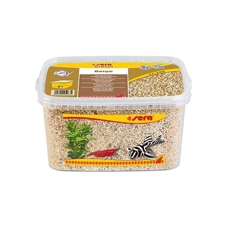 sera Grava natural beige granulometría 2-4 mm 6 litros