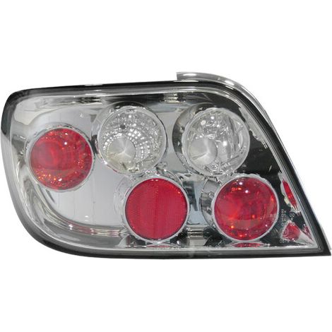 Coppia fanali posteriori - compatibile per Citroën Xsara (4/97-12/05) - Cromo