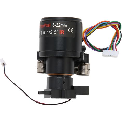 TOIVIZE-Zoom Motorisé 6‑22mm 5MP avec Autofocus et Correction IR Monture D14 Iris Fixe (1/5)