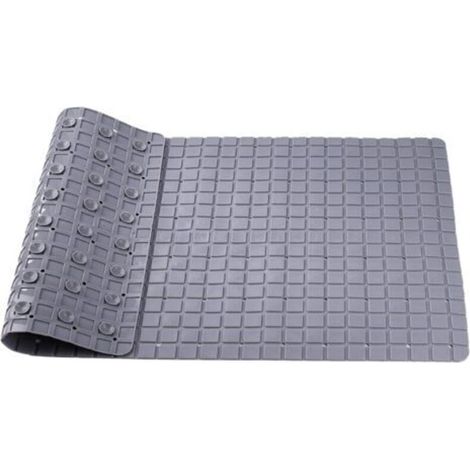 Tappetino antiscivolo per doccia 70 x 40 cm – 119 ventose – fori di drenaggio – PVC morbido e antimuffa per bagno e doccia – LUNGO 70 x