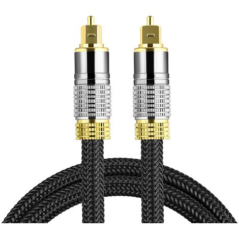 Cavo ottico digitale Alogy da 6,0 mm per audio, TV e PC, lunghezza 1 m. (1/5)
