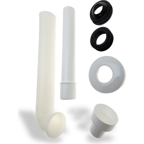 Regiplast – Kit tube de chasse 50 mm pour réservoir à encastrer – Longueur 365 mm – Joint manchon 40/55 mm pour étanchéité optimale