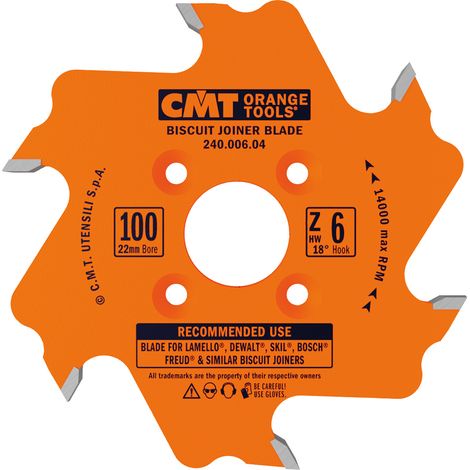 240.006.04 LAMA CIRCOLARE PER LAMELLO HW 100x3.96/3.0x22+4 Z6 ATB (1/5)