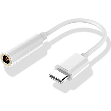 Adaptateur casque USB-C vers prise jack 3,5 mm, adaptateur audio AUX USB Type-C vers prise jack 3,5 mm, câble de connexion microphone pour Huawei P20 / P20 Pro / P30 / P30 Pro, Xiaomi 6/8, Mix 2/3, On (1/5)